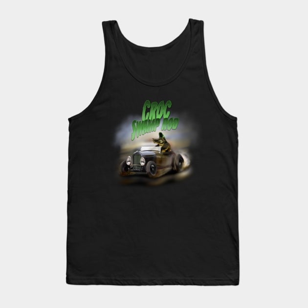 Ratfink Croc Swamp Rod Tank Top by hardtbonez